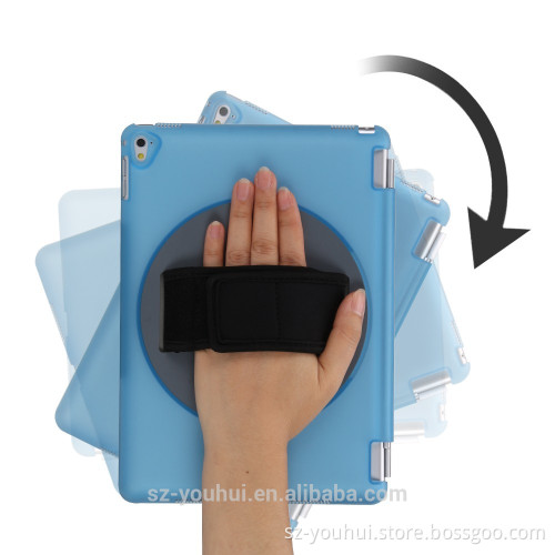Factory price 360 rotating handhold case for iPad pro 9.7